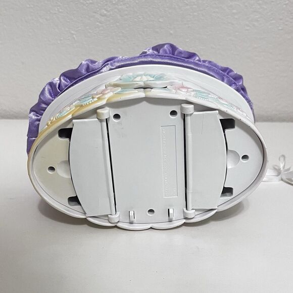 Vintage Cabbage Patch Kids Doll Magic Nursery Cradle Carriage Purple Set 1998 - Picture 15 of 16